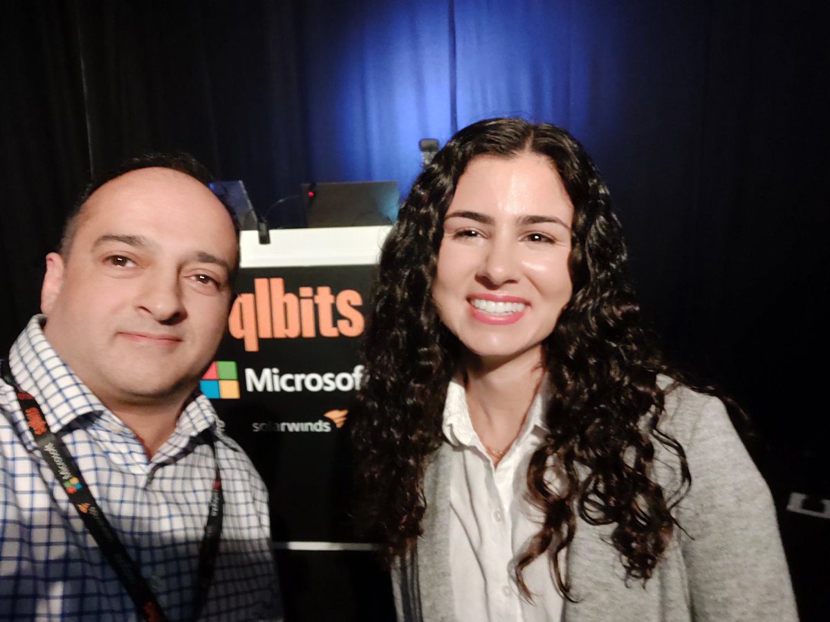 MiteshChauhanUK's tweet image. So cool and nice to meet the SQL superstar @AnalyticAnna in person today at #sqlbits !  A great live #dataexposed session today ! Thanks!  So much great content from the tream here.. docs.microsoft.com/en-us/shows/da…