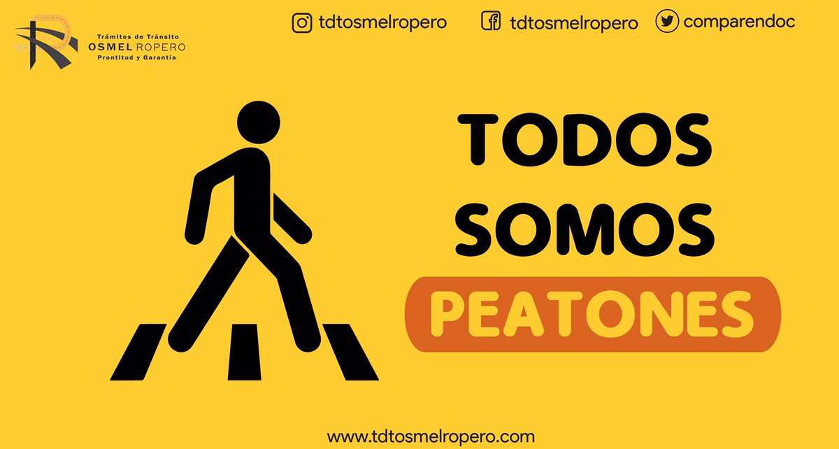 ComparendoC's tweet photo. Recordemos que todos somos peatones y también somos responsables de la #SeguridadVial 🚶🏼‍♀️🚶🏻 ¡Cuidémonos! 

#todossomospeatones #seguridadvial #peatones #cuidémonos #yosoypeaton #transito #tramites #Colombia #carros #descuentos #valledupar #servicio #asesoria #tdtosmelropero https://t.co/S9TWOhJ6Tj