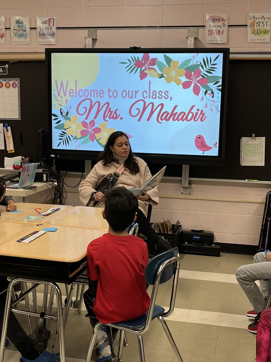 mrsramirezmlk's tweet photo. Read Across America week has been awesome! Our highlight was having @BaninderMahabir as our guest reader! Thank you for visiting our class! We enjoyed asking you questions and having great discussions! https://t.co/xfGew8ThFf