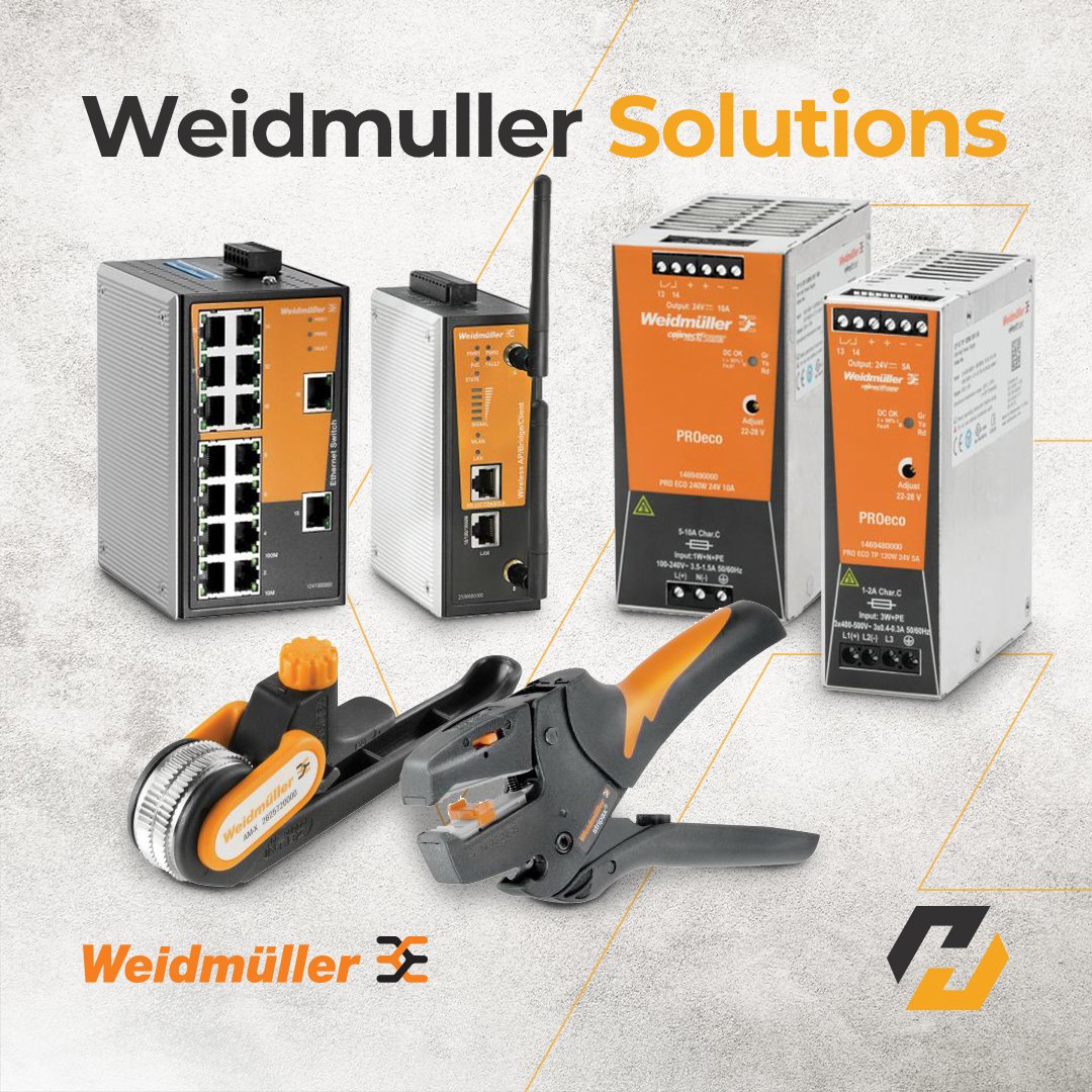 Houseofelectric's tweet photo. Weidmuller is known as a leader in providing solutions for energy management, power, automation, manufacturing, electric mobility,  &amp; industrial IoT. Our expert technical support, convenient eCommerce platform, and easy access to pricing

Click below: https://t.co/AX2ulERhkY https://t.co/X6j2iLYVhN