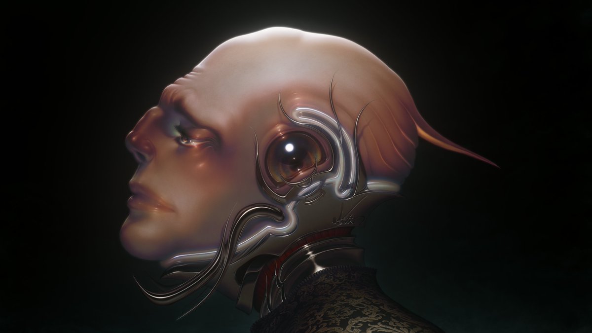 🤔
#scifiart #portrait