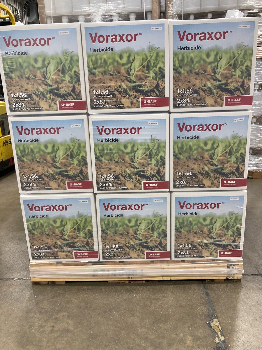 #voraxor coming of the line in Regina ready for pre-seed burndown applications in western Canada. Brand new active ingredient I have been working on for years and am pretty excited to bring it to Canadian farms. 
#herbicide