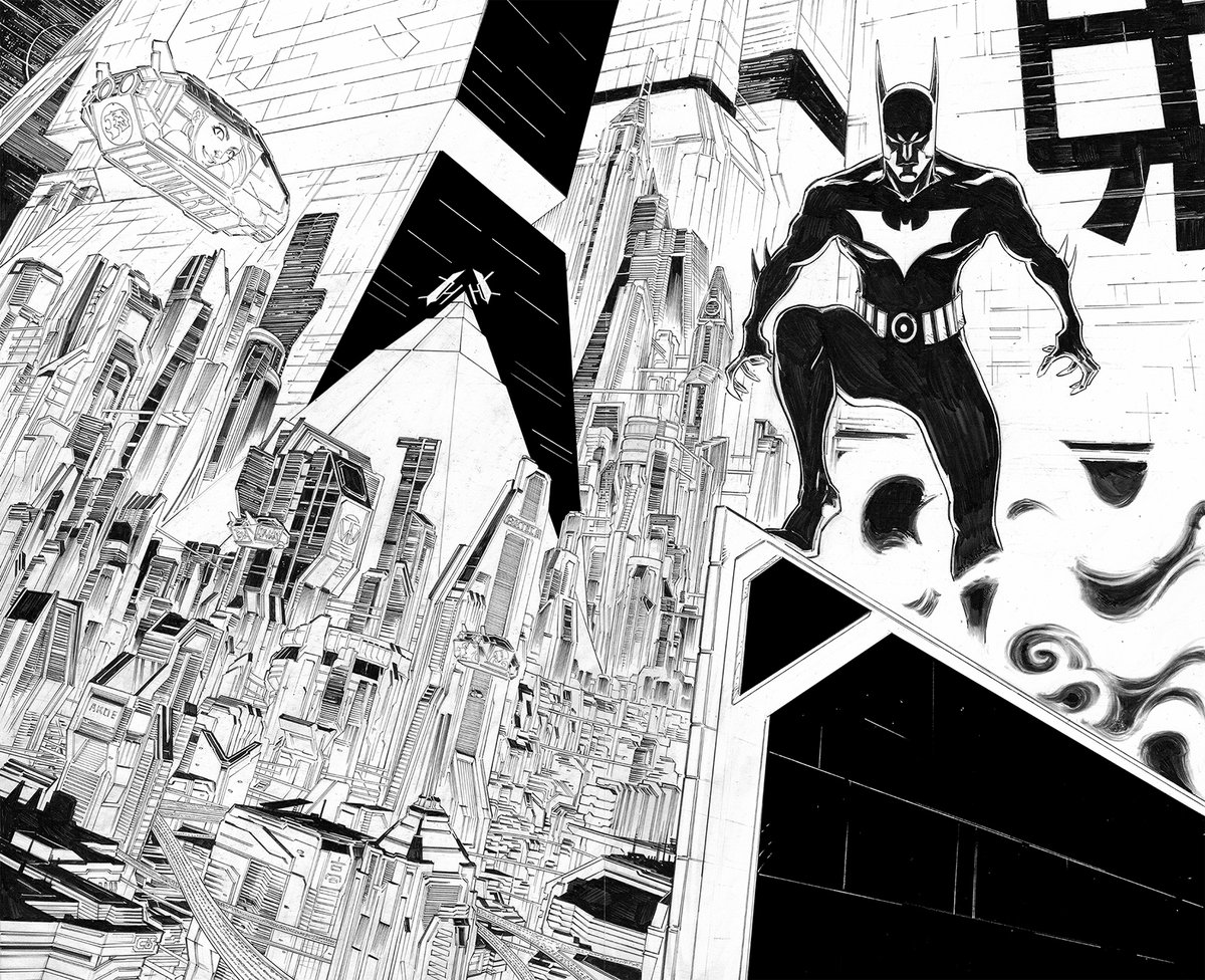 Batman Beyond NEO YEAR #1 DPS process
FOC: This Week - IN STORE: April 5th
colors by the amazing @SebastianArtist #makingcomics 