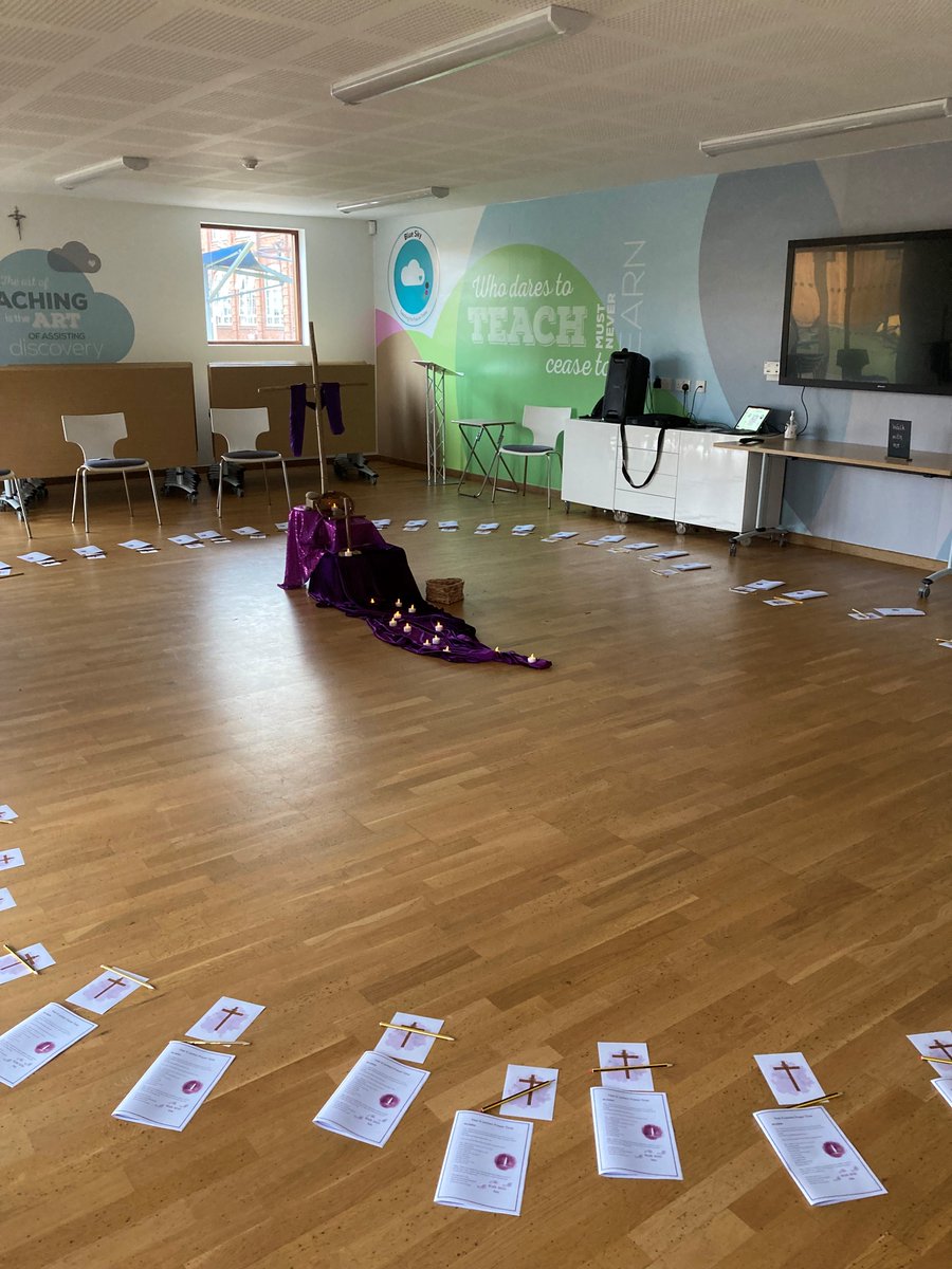 Year 6 had a beautiful start to the day as parents and children came together for our 1st Lenten prayer time.  We reflected on the 1st two stations of the cross and Christ's sacrifice <a href="/Suey2chaussures/">Sue O'Malley</a>  #Romeroreflects