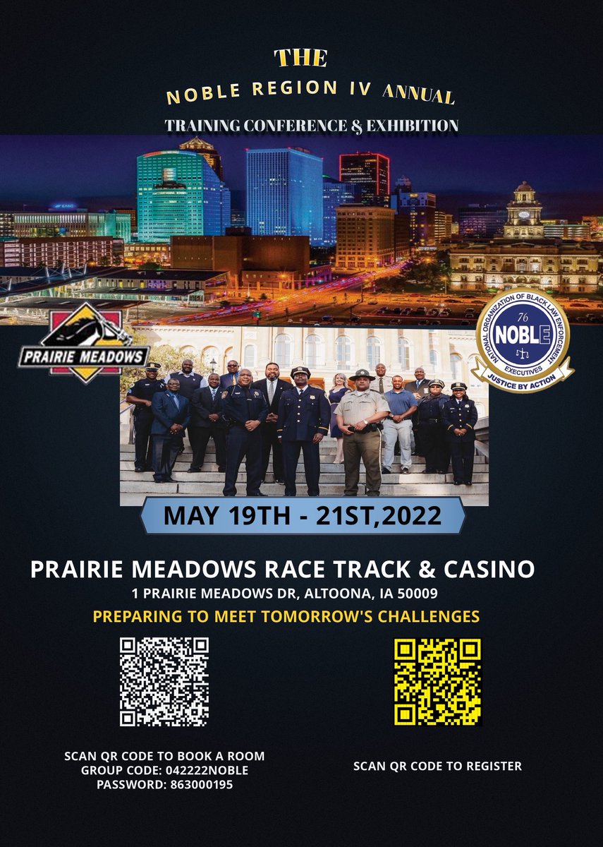 Noble Region IV Annual Training Conference &amp; Exhibition.  MAY 19TH - 21ST.