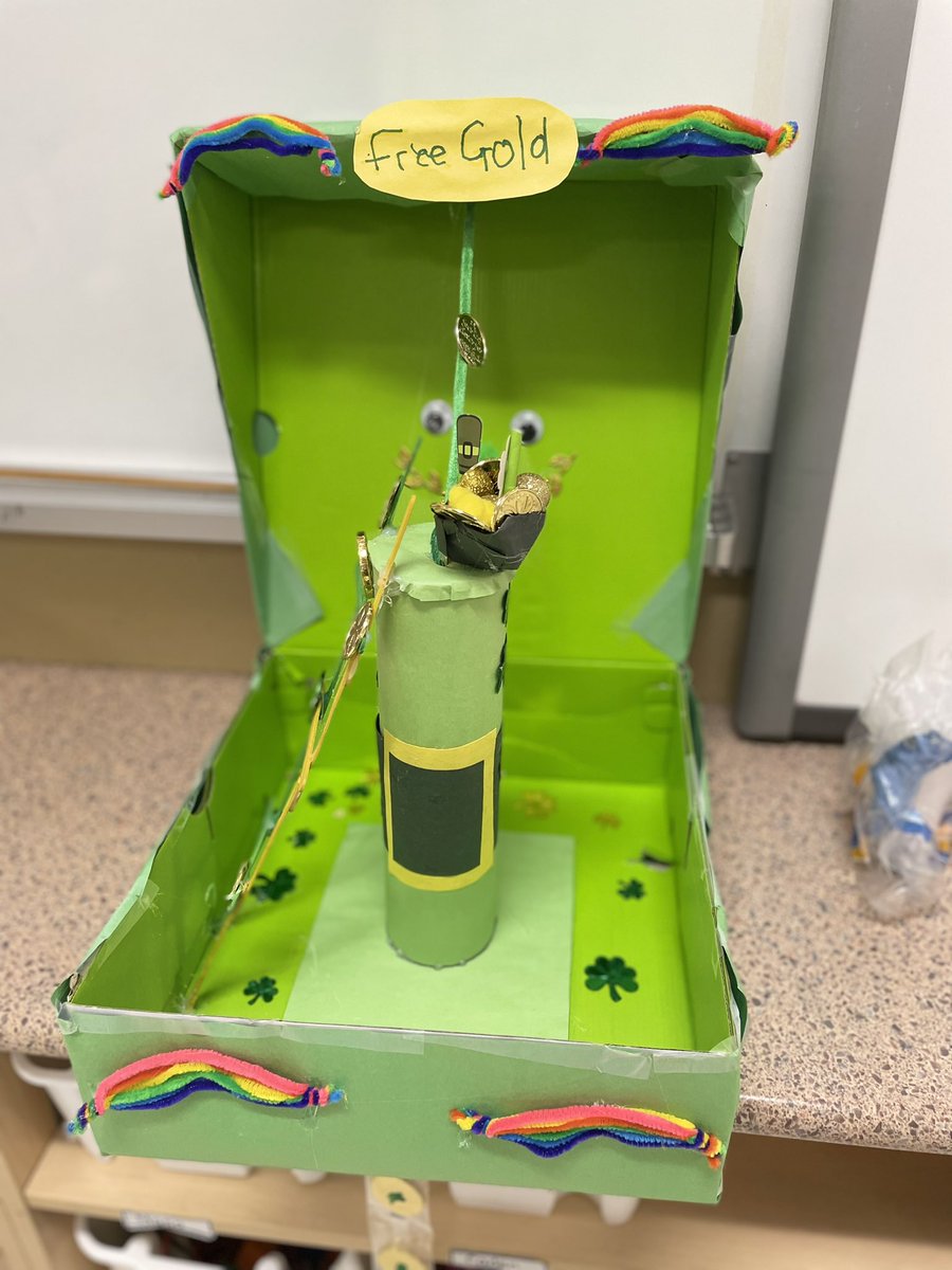KennedyAlt13's tweet photo. A leprechaun came to visit KC @Lawfield_HWDSB today!! And they left quite a mess!! #StPatricksDay #MarchBreak #earlyyears #education @HWDSB https://t.co/dS7nwcwP0N