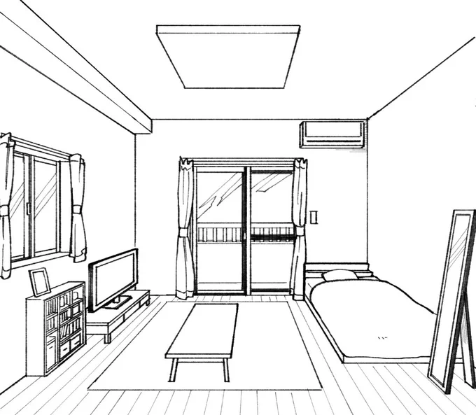 すごいシンプルになってしまった部屋 
