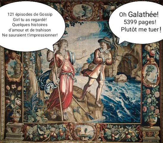 Comment introduire en qqs mots à l'épais roman pastoral #Astrée ? Vous vous le demandiez ? Réponse d'un de mes étudiants...