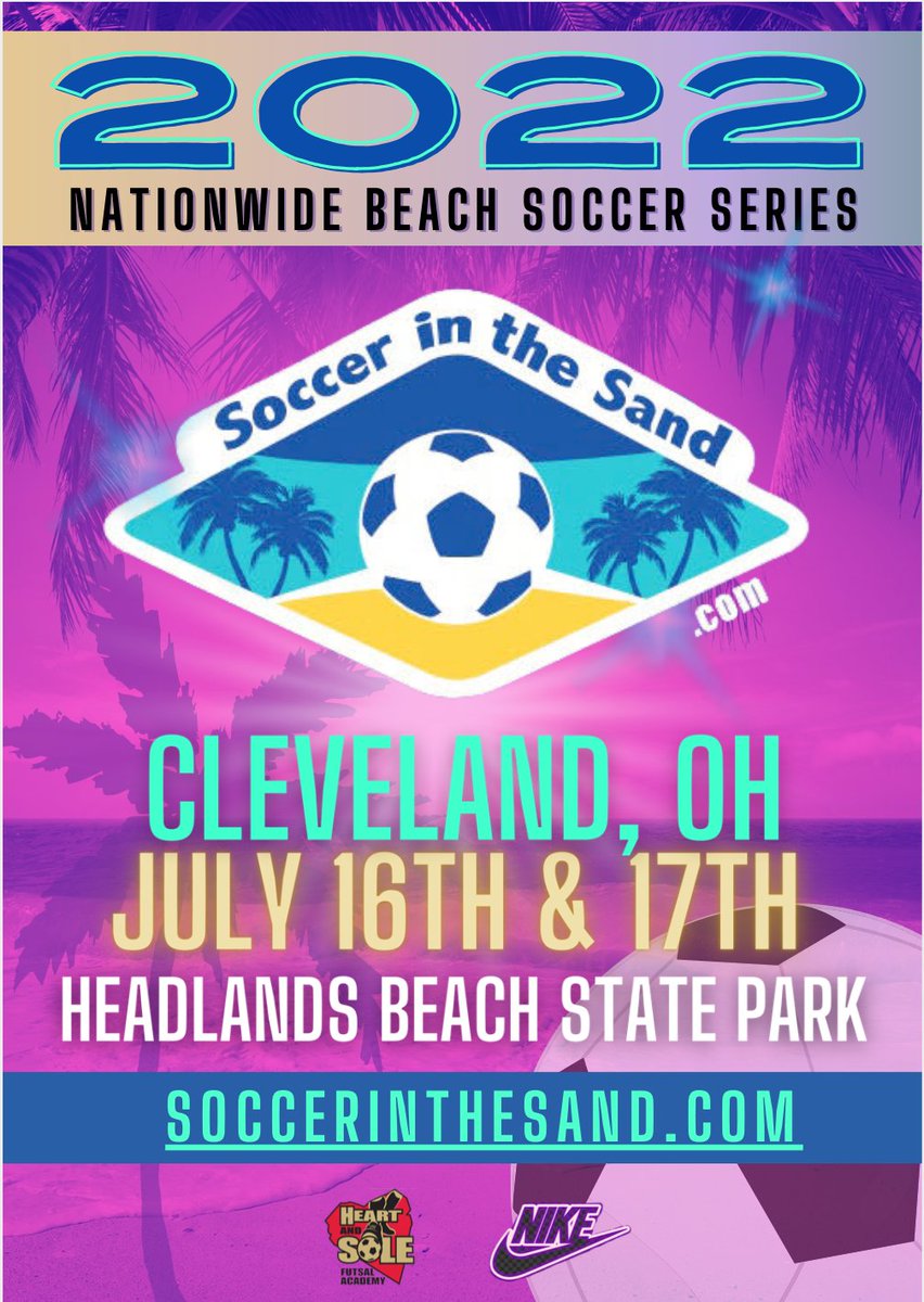 VulcanFutsal's tweet photo. BEACH SOCCER - SUN - FUN - SOCCER - FAMILY!
Reserve your spot now.
https://t.co/fn9rV0oep1
https://t.co/KQaMCbztBp https://t.co/8lr64Xlvan