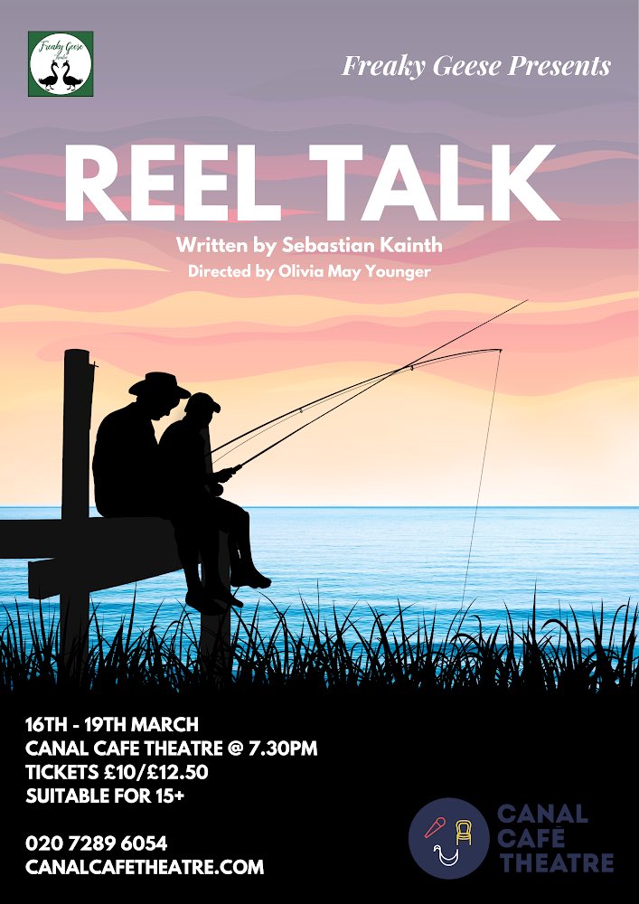 FreakyGeese's tweet photo. TWITTER WORLD 

Our play REEL TALK written by @SebKainth is on @CanalCafe next week and it’s great. 

Tickets only £10/£12.50

https://t.co/a6AH0EiQuO https://t.co/qd3srJfjhc