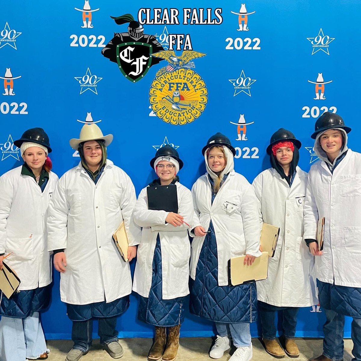 ClearFallsFFA's tweet photo. Congrats to the Clear Falls Meat Judging for placing 12th at the HLSR Meat Judging Contest this past weekend! Good job Kinsley Boutwell for placing 23rd out of 205 students! Good job guys and keep up the hard work! https://t.co/UDISWLkL2e
