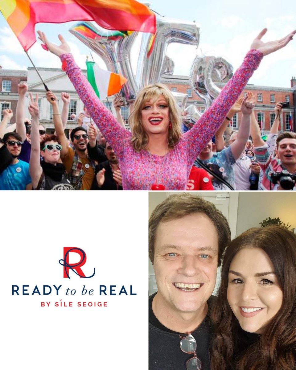 SileSeoige's tweet photo. My pod #ReadyToBeReal is back &amp; I'm thrilled to be kicking the new season off with bar owner, drag queen &amp; activist, Rory O’Neill aka @PantiBliss who was a dream to talk to &amp; refreshingly shameless 👌
#MarriageReferendum #ThatFeelsOpressive #ReadyToBeRealConversations https://t.co/PEZANn7zyV