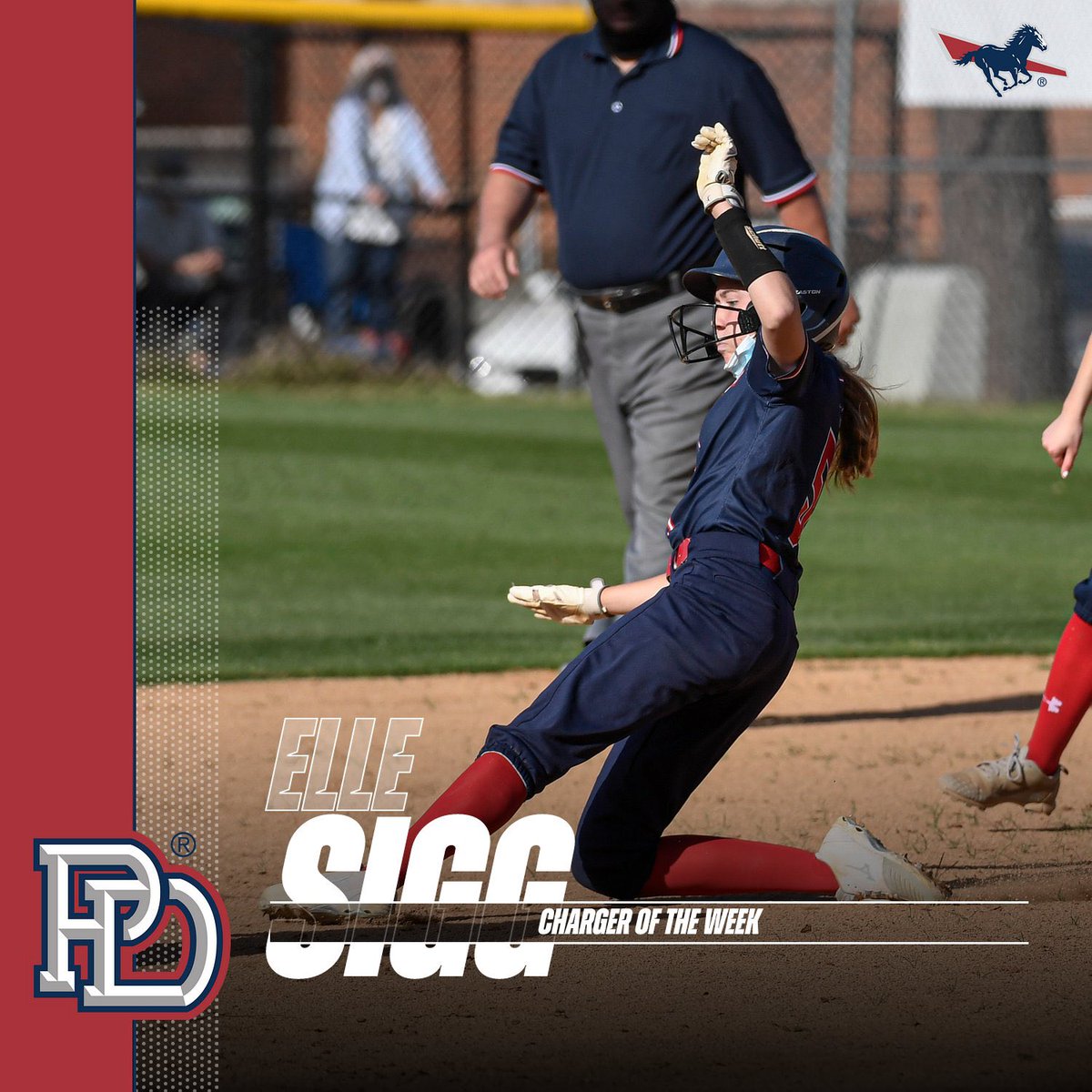 Chargers of the Week! This weeks COTW are dominated by the baseball and softball diamonds! Congrats to Elle and Tyler! #pdschargers