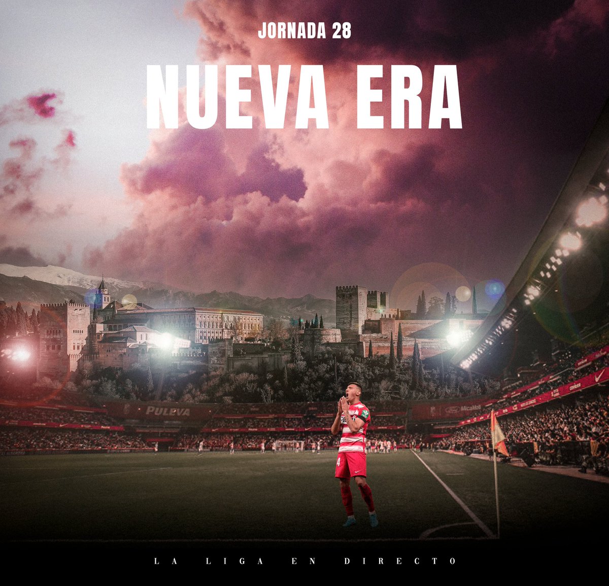 LaLigaenDirecto's tweet photo. Empieza una nueva era.

Era de ilusión, de unión, de trabajo y de lucha por la permanencia. Porque se puede, por supuesto que se puede.

¡SIEMPRE @GranadaCF! ❤️🤍 https://t.co/TorQSJ1iVA