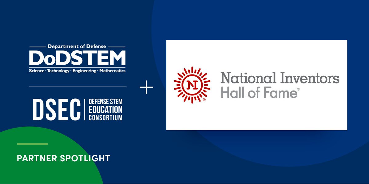 DoW_STEM's tweet photo. Defense STEM Education Consortium highlight: @InventorsHOF! NIHF will introduce its @CampInvention program to more than 1,000 students in locations near DoD labs & facilities. Campers will meet real inventors & grow their innovation mindset! #DSECPartner https://t.co/wbNHpPtEQ0 https://t.co/BSJtIjj0N3