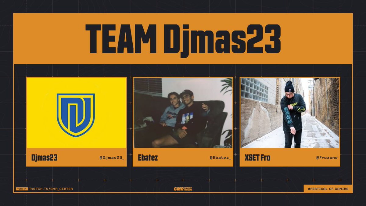 TOMORROW at 2pm ET - Watch <a href="/Djmas23_/">Djmas</a> , @ebatez_ &amp; <a href="/Frozone/">Drew</a> compete in the #GMR  Community Warzone $3K LIVE from Twitch.tv/GMR_Center!

Do YOU think this team has what it takes to place in the money?

#GMRCenter #FestivalOfGaming #CreateEmpowerGame