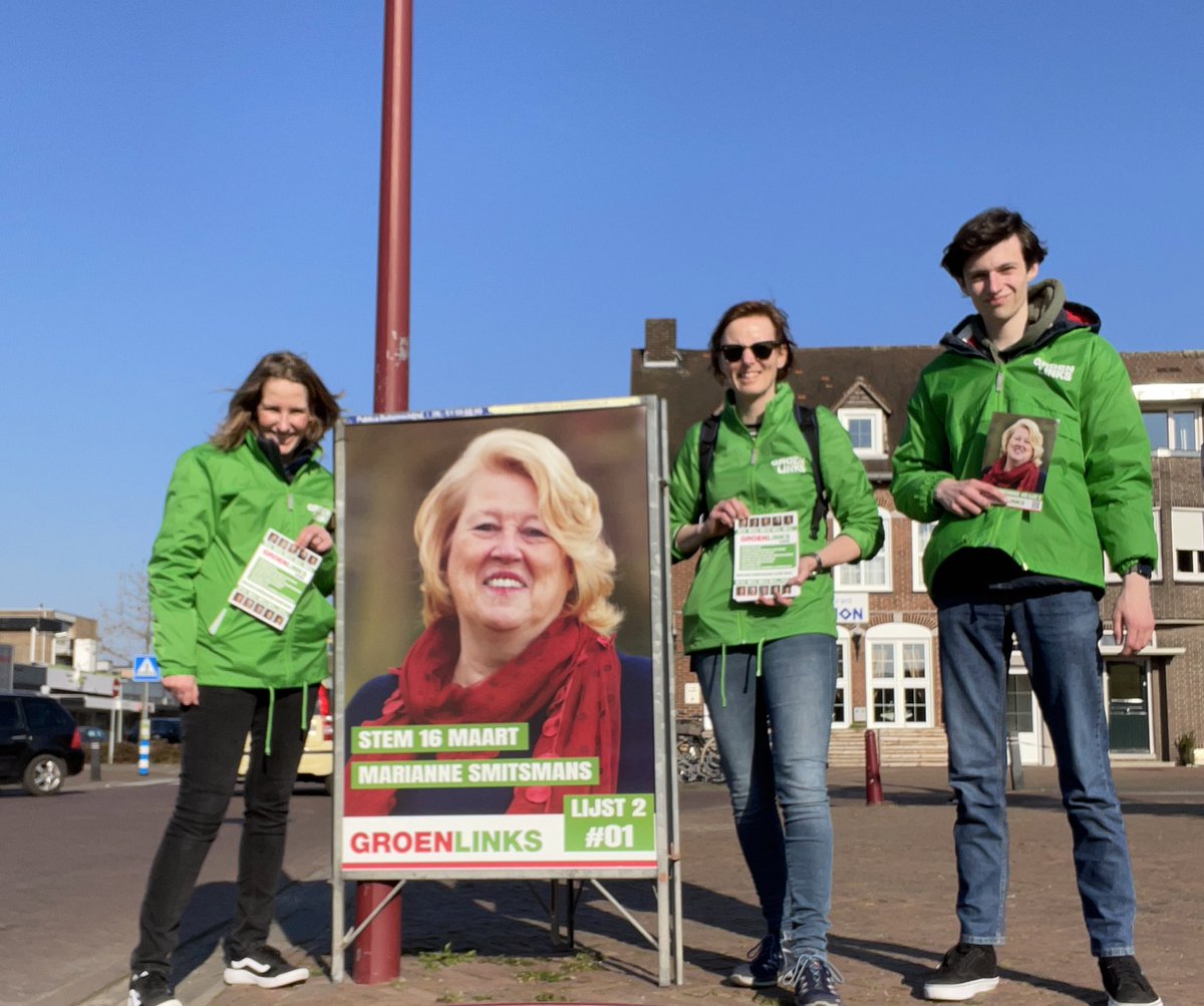 Het zijn nog maar een paar dagen tot aan de verkiezingen, daarom zijn we gaan flyeren in #maasniel!