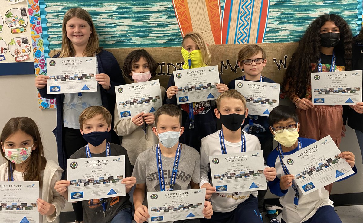 smalldfes's tweet photo. I'm so proud of how hard these 5th graders worked together to learn about and build their own design of an airport through FAA &amp; Minecraft Education.  We didn't place in the competition, however we completed the project  in time and entered our submission. https://t.co/QMi3Vvazeo https://t.co/FhM02LWBRs