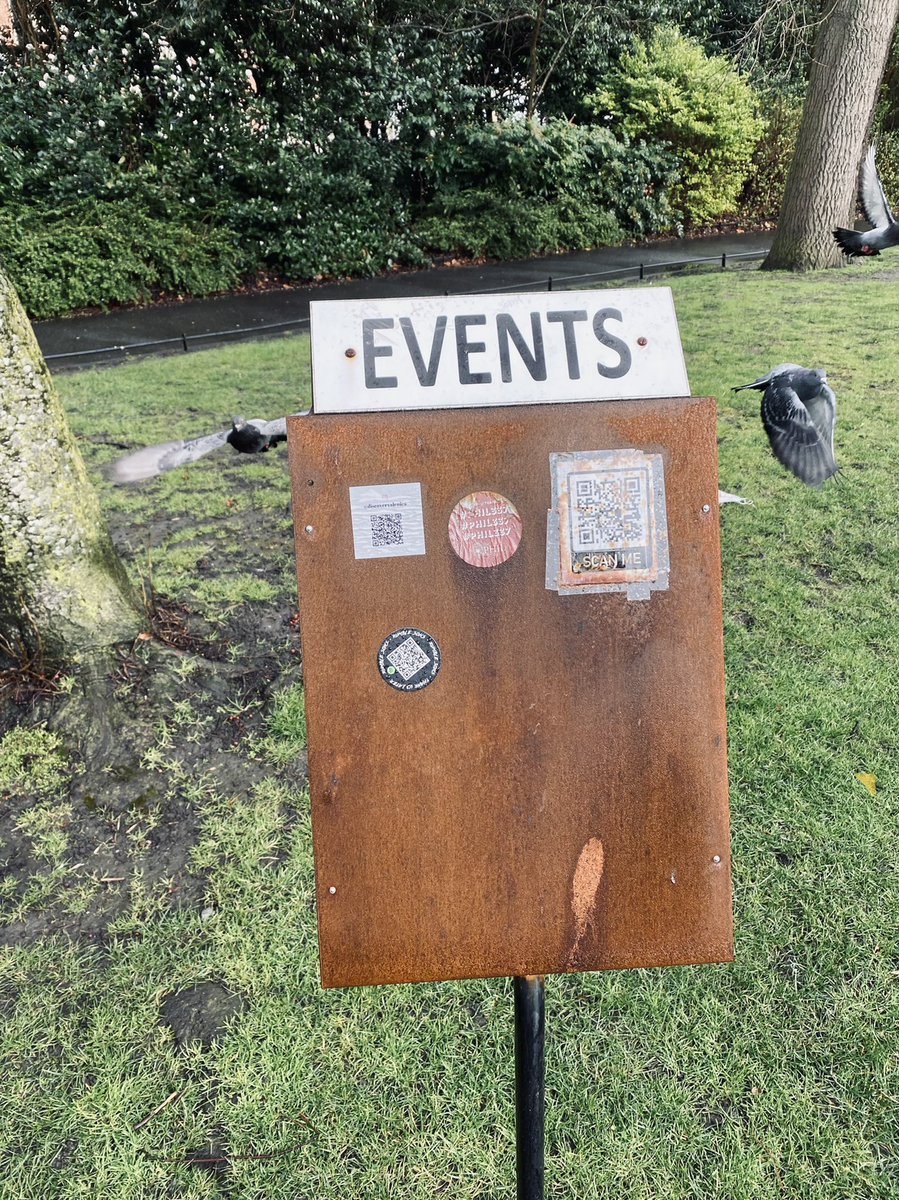 FESTSPACE1's tweet photo. Recovering from the wonderful @FESTSPACE1 conference yesterday by exploring Dublin’s public spaces and came across a rather bleak ‘events’ noticeboard in St Stephen’s Green Park. Bandstand not looking promising either #festspace https://t.co/zTSj6omrRo