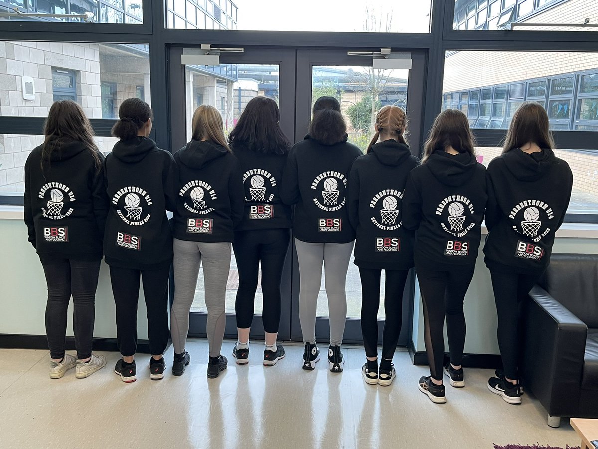 Parrenthorn's tweet photo. We’re on our way to @EnglandNetball National Schools. Big thanks to @bbswindowblinds for sponsoring our U14 netballers. https://t.co/KD0MLvmKDS