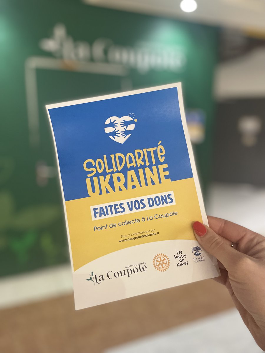 socri_reim's tweet photo. Dans le cadre de la mobilisation pour les populations d’Ukraine victimes du conflit, des points de collecte ont été récemment installés dans nos centres commerciaux afin d'apporter une aide d’urgence aux populations réfugiées.
#solidaritéukraine #pointdecollecte #dons #ukraine https://t.co/0eG7m2nvpl