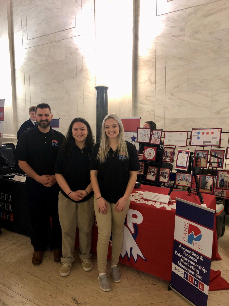 WVEducation's tweet photo. 🛠️☕🥐Today the West Virginia Legislature is hosting Career and Technical Education (CTE) Day in the Upper Rotunda at the WV Capitol. Check out these displays showcasing some of West Virginia's finest CTE Simulated Workplaces. #thisisCTE #WVEd https://t.co/vvB4EcvI58