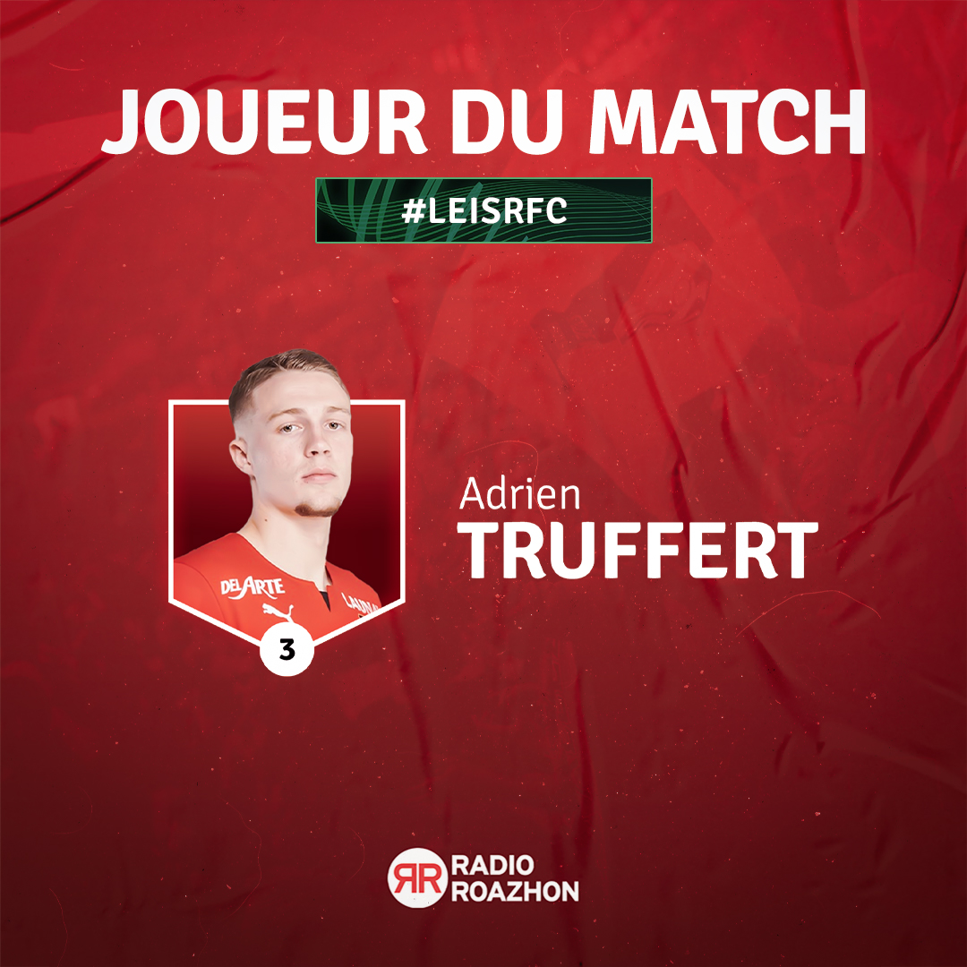 RadioRoazhon's tweet photo. 🏆 Pour la première fois de la saison, vous avez élu Adrien Truffert joueur du match après la défaite face à @LCFC (2-0) ! Victoire au millionième devant Martin Terrier 😳

🥇 Truffert (5,1867)
🥈 Terrier (5,1861)
🥉 Aguerd (4,85)

#RoazhonDOr #LEISRFC #UECL https://t.co/AznjibCPNJ