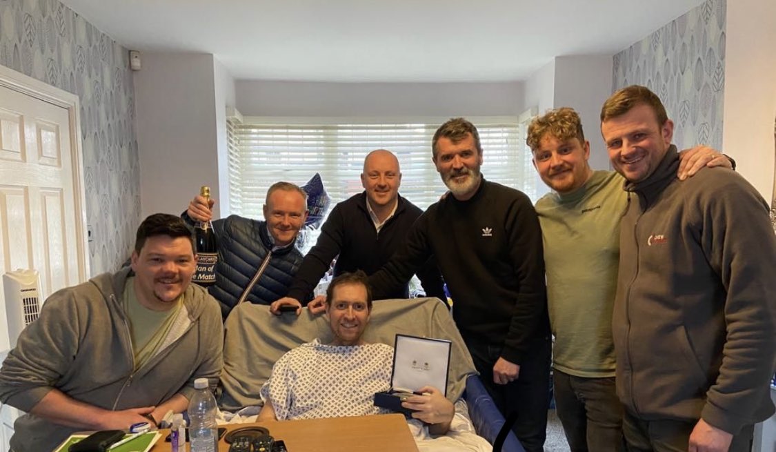 IdMjones's tweet image. Just had a nice long chat with Roy Keane, such a top guy, and of course I won’t disclose the private stuff. 

He’s donating £5k to the charity walk. 

Let’s get this to £30k!! 

gofundme.com/f/the-mark-jon…