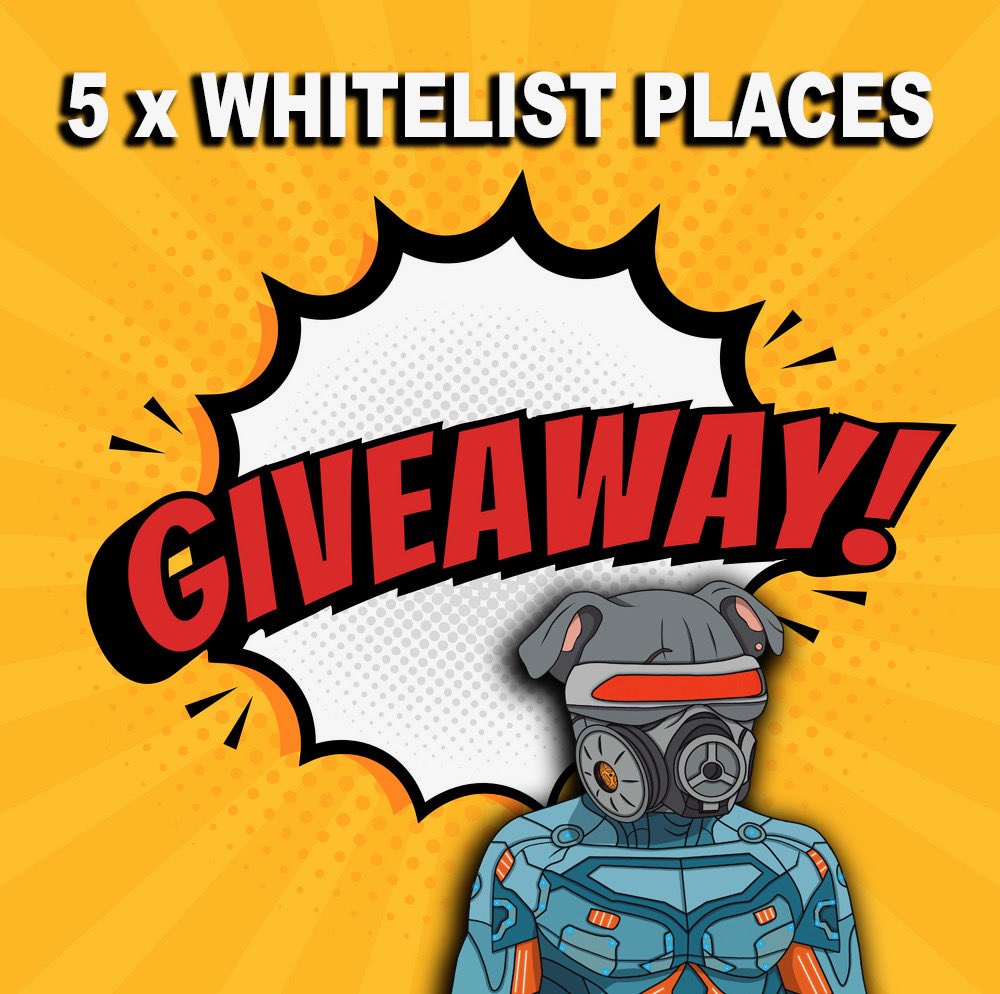 Big_DogSociety's tweet photo. We are excited to announce we are doing another Big Dog GIVEAWAY! 📣

For a chance to win 1 of 5 whitelist spots 📣 follow these steps 👇👇👇

1st   - Join the Discord (LINK IN BIO)
2nd - Like &amp; Retweet 
3rd  - Tag 5 Friends

#nft #NFTCommunity #NFTGiveaway #NFTGiveaways https://t.co/Q0L1CLBvLk