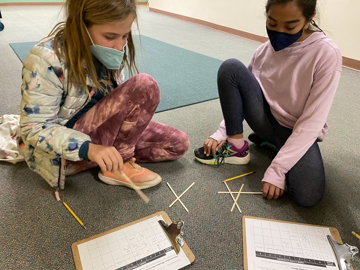 We have been LOVING the new Project A3 activities for Geometry! How many intersections are possible for a set number of lines? Creative thinking and collaboration at its best! #TuckahoeRocks <a href="/TuckahoeSchool/">Tuckahoe Elementary School</a>