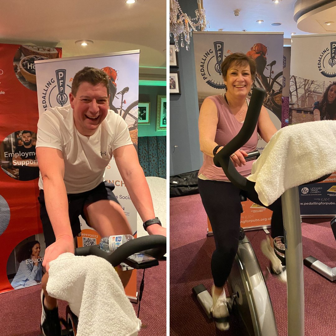 Licensed Trade Charity (@ltcharity) on Twitter photo What a week👏Thank you to <a href="/BanwellHouse/">Toby Brett</a> and Hilary from our charity services team for getting behind the bar at <a href="/StrandPalace/">Strand Palace Hotel</a> 🚲 An amazing total of 168.5km from todays virtual riders for <a href="/Pedallingforpub/">Pedalling For Pubs</a> UK event.
THANK YOU TO EVERYONE FOR THE SUPPORT❤️
#PedallingForPubs What a week👏Thank you to <a href="/BanwellHouse/">Toby Brett</a> and Hilary from our charity services team for getting behind the bar at <a href="/StrandPalace/">Strand Palace Hotel</a> 🚲 An amazing total of 168.5km from todays virtual riders for <a href="/Pedallingforpub/">Pedalling For Pubs</a> UK event.
THANK YOU TO EVERYONE FOR THE SUPPORT❤️
#PedallingForPubs