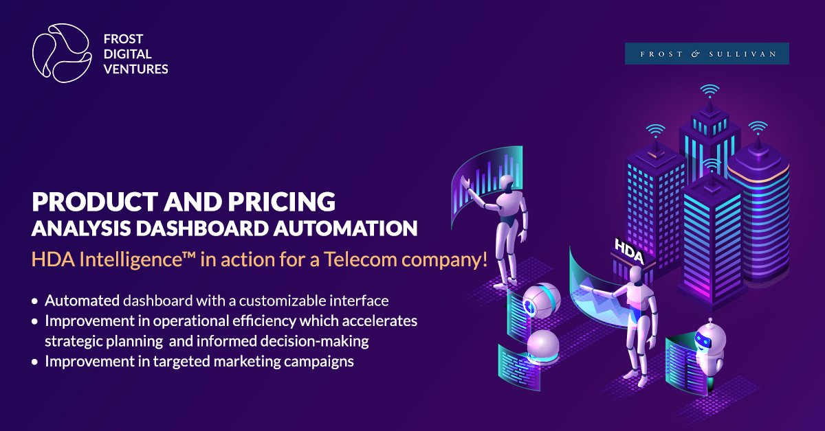 frostdigi's tweet image. Experts at #FrostDigitalVentures helped the company in developing an #automateddashboard with a customizable interface. The automation helped the telecom company get various product lines, prices, and revenue per user.  

Read the case study: …tdigi-21433672.hubspotpagebuilder.com/hda-product-an…

#AISolutions