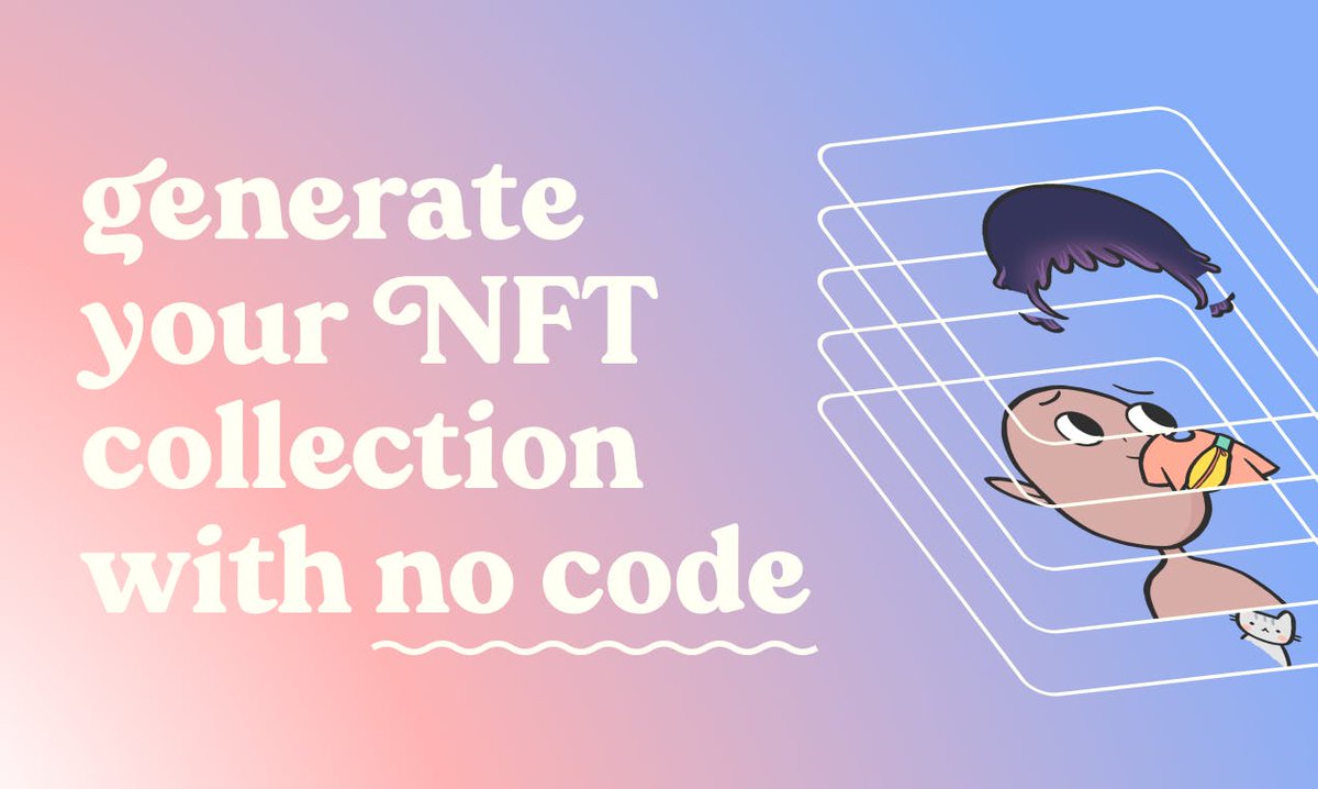 MasakiGendelman's tweet photo. Generate your NFT collection with no code. 10k NFT = 0.078 ETH = 48 hours #NFT #NFTs #NFTCommunity #generateNFT #NFTgeneration #OpenSeaNFT https://t.co/xXxYcNjCMu