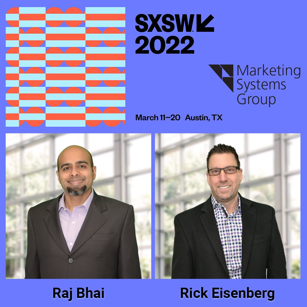 MarketingSysGrp's tweet photo. SXSW begins today! Meet Rick and Raj at booth #645 to learn more about ARCS. March 13th - March 16th, Austin Convention Center - Austin, TX.

#SXSW2022 #UX #MRX #panelmanagement #softwaredevelopment https://t.co/y1muzs0HOv