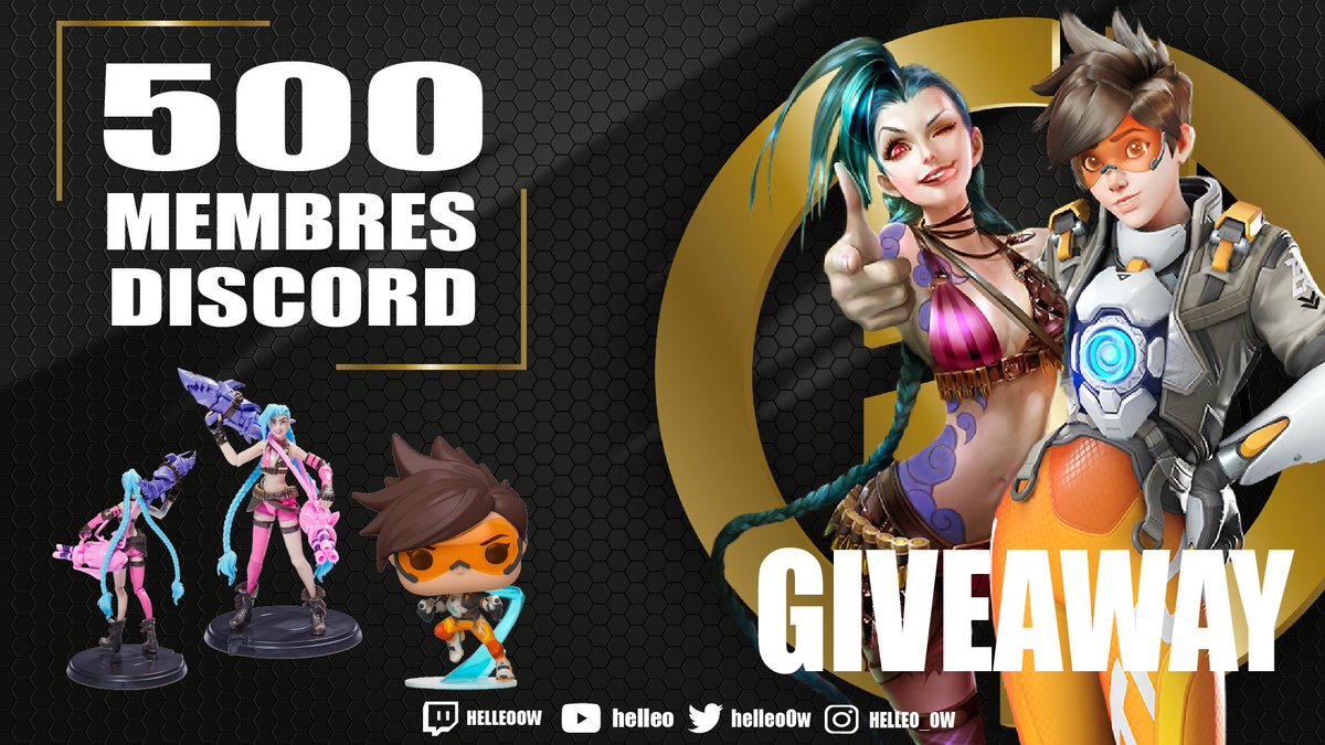 HelleoOw's tweet photo. Les 500 Membres Discord, Le Staff Helleo vous remercie 😘🧡🖤
ET pour cela c'est pas 1 mais 2 GIVEAWAY🎁

📋Information et Participation sur le discord:  https://t.co/8dSZJYIB27 https://t.co/oCe5graLeR