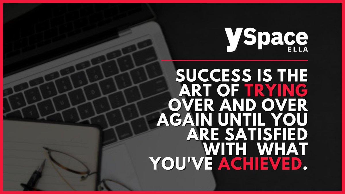 ELLAwomenYU's tweet photo. Don't give up if you aren’t achieving success as quickly as you thought you would. Learn from past mistakes to develop new strategies for business success.
Let us know one goal that you accomplished and what your journey was like to achieve that goal!
#success #goals #ELLAwomen https://t.co/De37IzSgBx