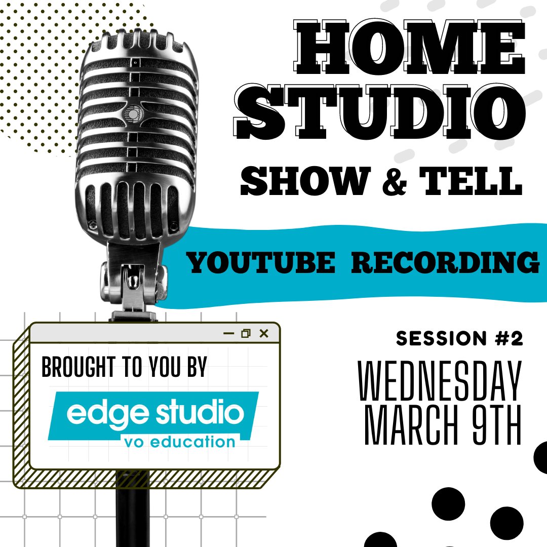 EdgeStudio's tweet photo. We had a wonderful night of Home Studio Show &amp; Tell, thanks to @MFlemingVO and Renée Clancy who guest starred and showing us their spaces. 

https://t.co/XicAFZtFZ2

#homestudio #edgestudiovo #homestudioshowandtell #studio 
#producer #recordingstudio #voproduction #recording https://t.co/t21GXJvckq