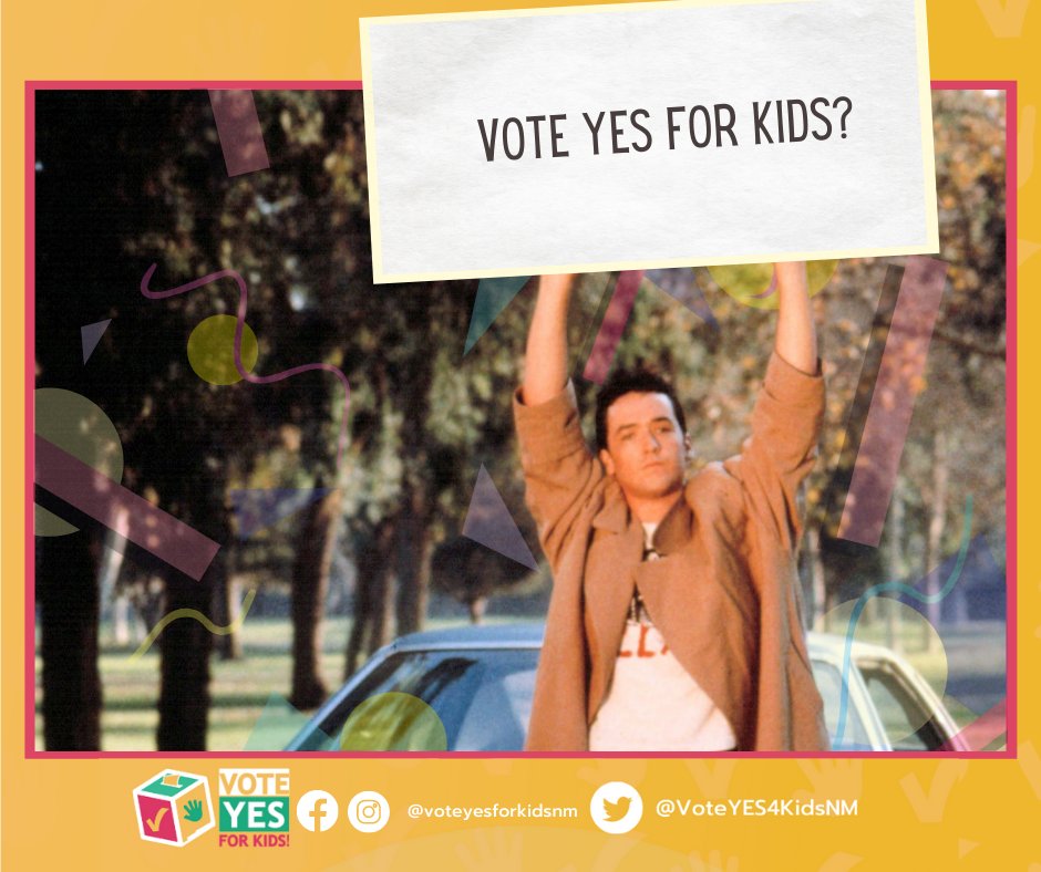 VoteYES4KidsNM's tweet image. Since today is National Promposal Day, we have a very important question to ask you.......... Will you vote YES for kids this November??  🥺  #Nationalpromposalday #VoteYesForKidsNM #ECE #nmpol