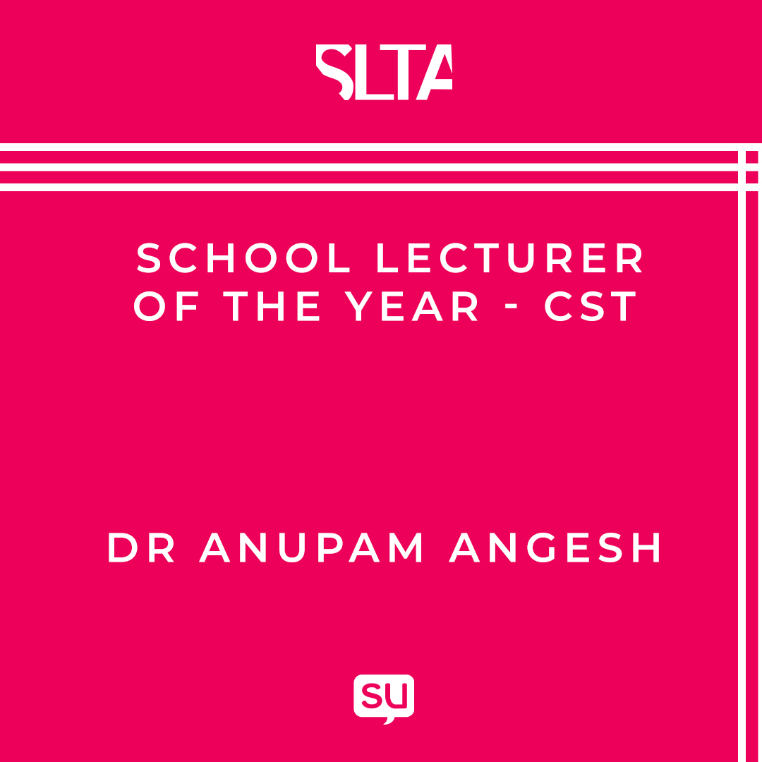 School Lecturer of the Year - CST 🏆