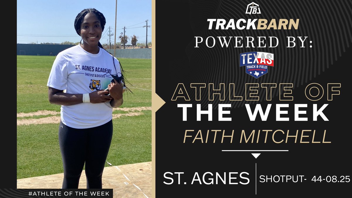 🔥Girls TrackBarn Texas Private School, Field Athlete of the Week! Follow us throughout outdoor season to see who wins athlete of the week!

#trackbarnnews #trackbarnaotw #trackbarnfamily #trackbarn <a href="/TTFCA/">TTFCA</a>
