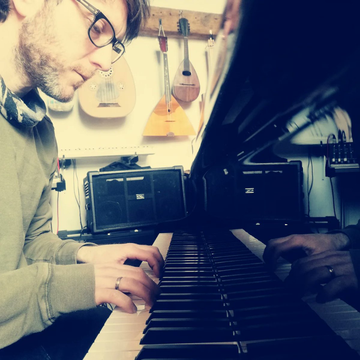 theglovecom's tweet photo. Pre-production is underway! So nice to get creative again. Looks like a new album is happening. I'm giving the fans exactly what they want. They just don't happen to know it yet. And I don't have any fans. 🤗 https://t.co/8o2QxpSgzU