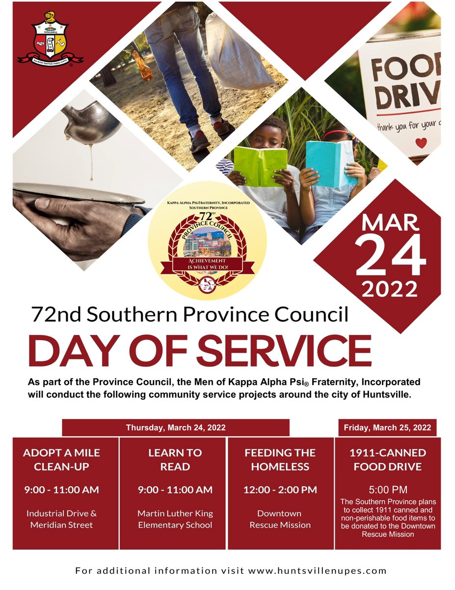MeetHuntsville's tweet photo. The Rocket City welcomes the brothers of Kappa Alpha Psi Fraternity, Inc., who will bring roughly 700 members to Huntsville as they gather for the 72nd Southern Province Council event, March 24-27.  @meetSharonHSV worked with @WestinHSV to serve as the host hotel. https://t.co/94MvL0SVoi