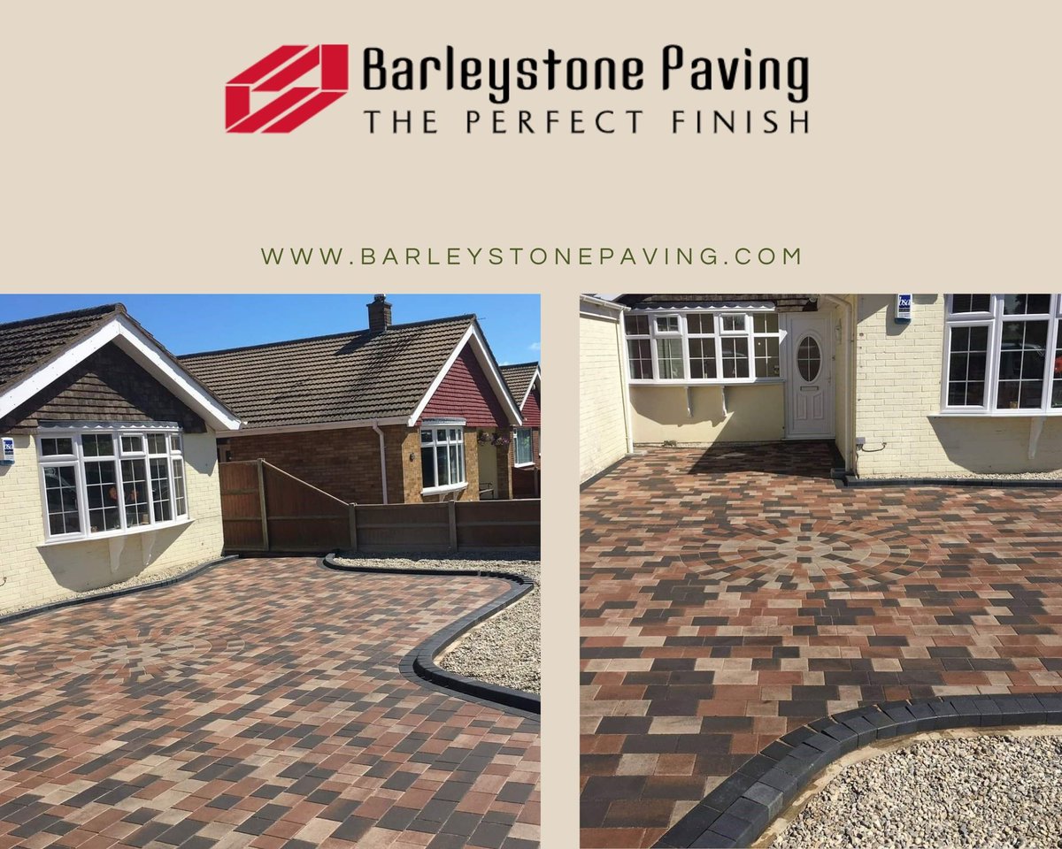 A stunning UK driveway featuring our popular Castlepave product in Sycamore including a statement Circle in Sycamore.
Our Paving was supplied by PW Waters.
For more information on our Castlepave paving products visit barleystone.com/products/castl…

#barleystonepaving #oreillygroup