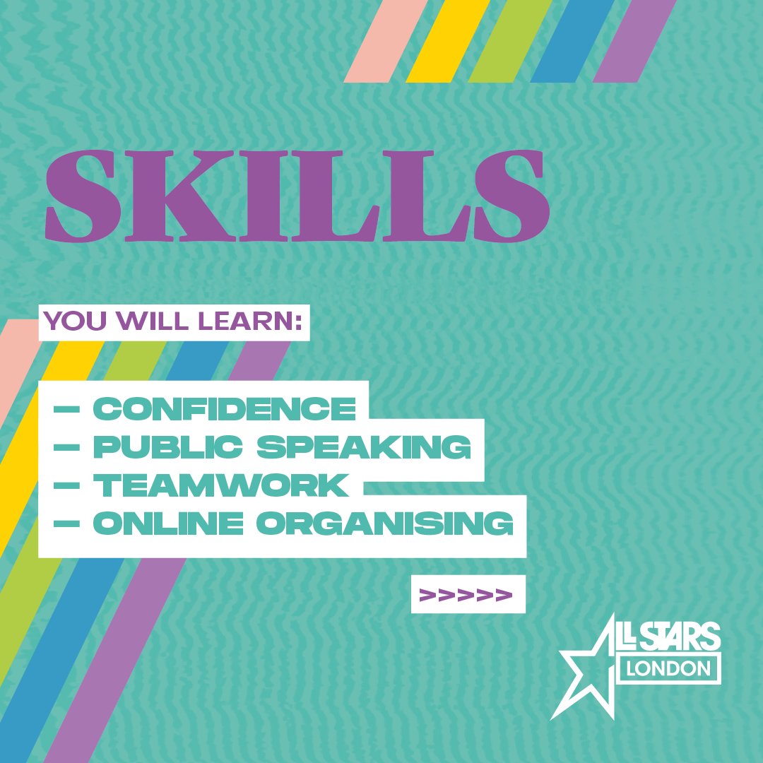 AllStarsLDN's tweet photo. Research shows that outside-of-school activities have a huge impact on young people’s confidence, curiosity and chances of success. But young people from disadvantaged backgrounds often don't have access to that kind of enrichment. #ALLStarsLDN #YoungLeaders #PerformYourPotential https://t.co/xI4BQxFU0x