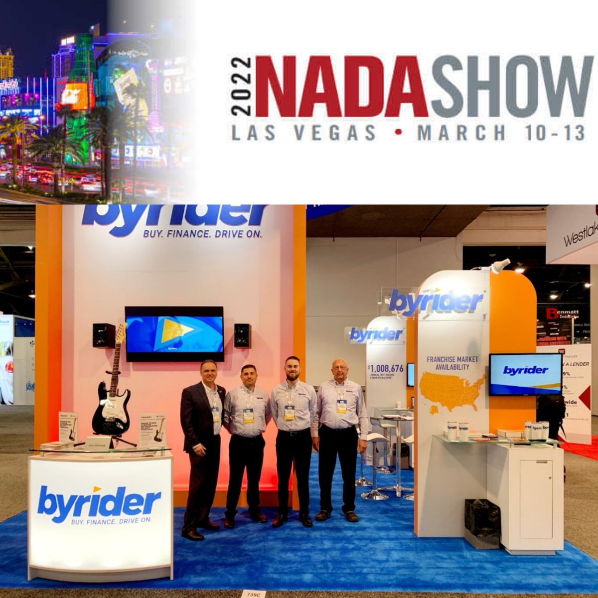 byridercorp's tweet image. Byrider is back at @NADAExpo #NADA2022 and excited to meet and mingle with our #autofamily! 

Visit booth #1501W TODAY through Sunday to learn how this unique franchising model is a great opportunity for any automobile retailer. 
 #nadashow2022 #usedcars  #franchiseopportunities