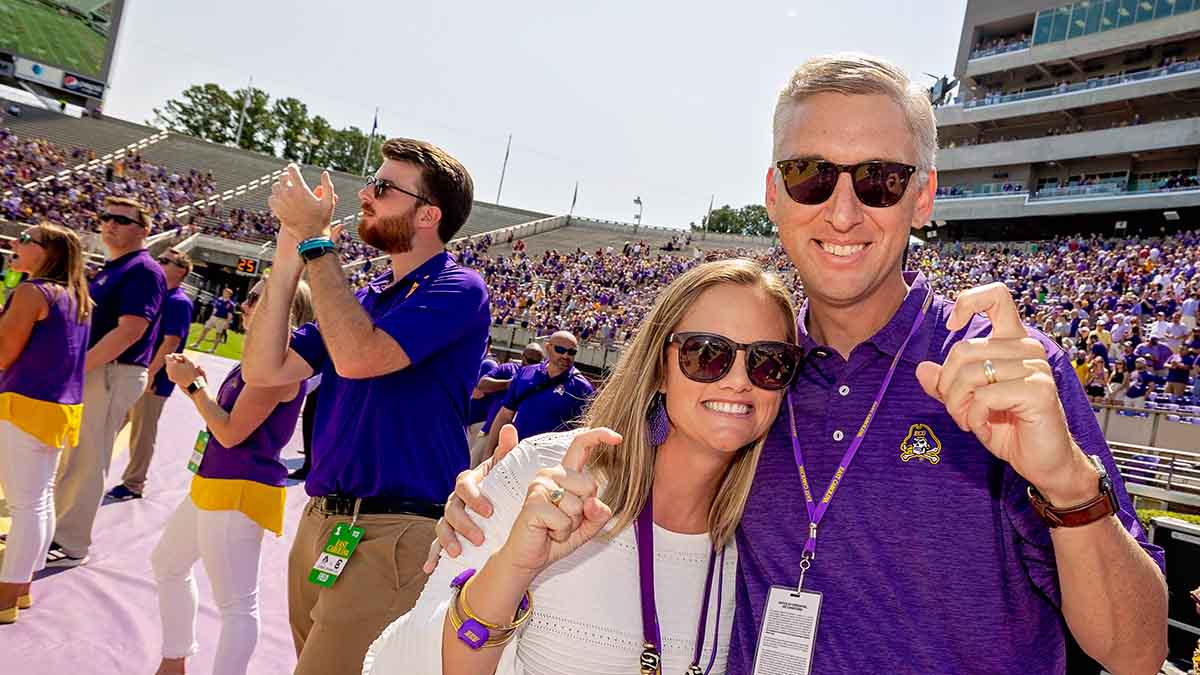 EastCarolina's tweet photo. Join us in wishing the tallest #Pirate on campus a very happy birthday! 

We hope you #ARRRGH having a great day @ECUChancellor 🎉  ☠️ https://t.co/gvsWlUR8Hv