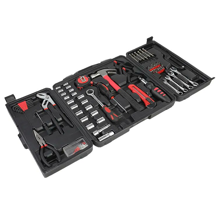ProbuiltT's tweet image. 81pc tool set
Needle-nose pliers, wrenches, L-wrenches, tape measures, ratchet wrenches, claw hammers, sockets, screwdrivers, and more are all in this box!
Home DIY and maintenance are readily available
#toolset #toolbox #probuilt #wrenche