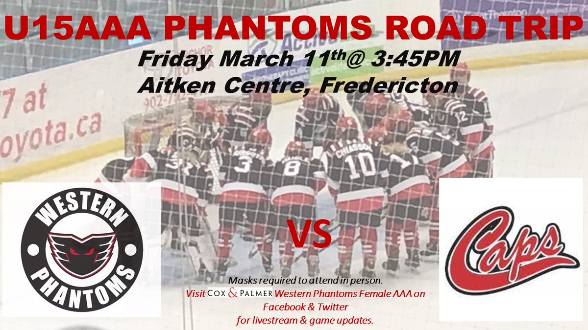 AAAPhantoms's tweet photo. The @AAAPhantoms will be finishing off March Break with a few Exhibition Games on the road and at home!
GAME 1:
Friday Mar 11  3:45 Aitken Cntr
LETS GO PHANTOMS ♥️🖤
#preppingforplayoffs
#WorkHard
#gophantoms https://t.co/Vir7Kww7PQ
