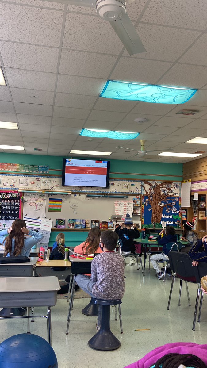 “KEVIN!” The moment I pressed play on todays <a href="/Kid_Nuz/">KidNuz</a> podcast! 🤣 I love how much Kim, Tori and Kevin have become a part of our classroom each day!