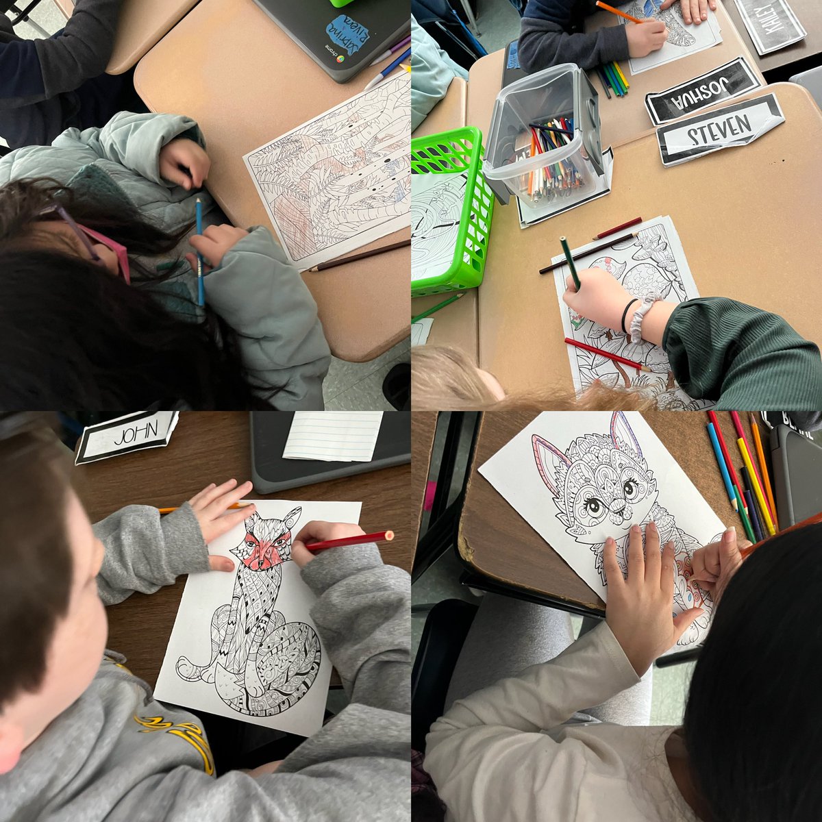 KrazyKawkain6th's tweet photo. Found these coloring pages at @DollarTree and they're perfect for my SEL centers! #SELday #SELDay2022 @LEHSchoolDist https://t.co/Xf4kMko7uk